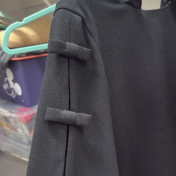 Club Monaco black ribbon top - Picture 2 of 2